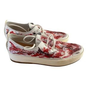 Feit X TooGood Hand Painted Shoe US 7 EU
37 Authentic w/COA Luxury Wearable Art